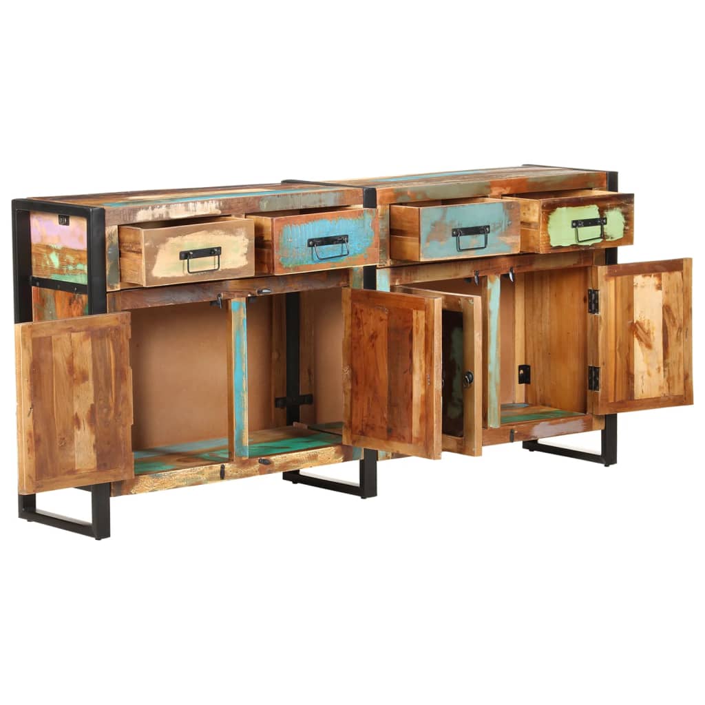 Sideboard 172x35x80 cm Solid Reclaimed Wood